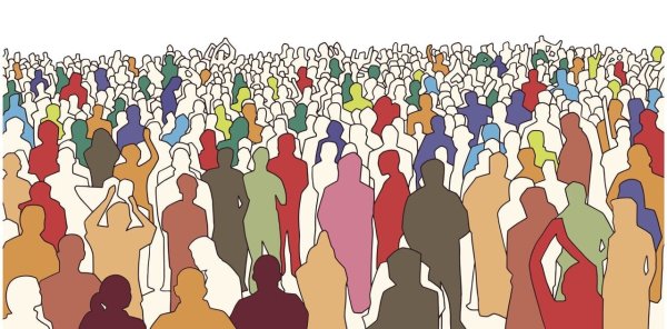 Нарисованная толпа