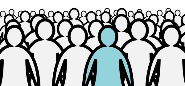 Скопление людей вектор