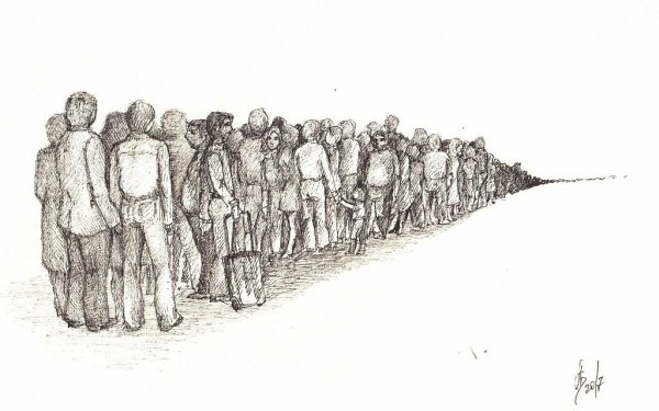 Очередь иллюстрация