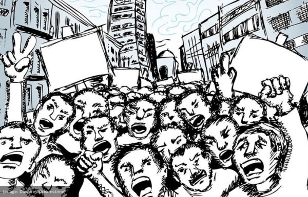 Нарисованная толпа