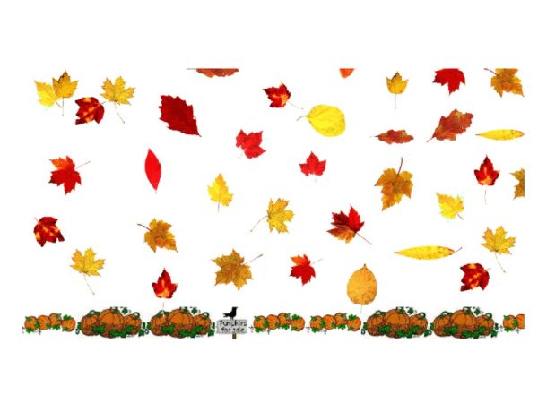 Осенние листья анимация