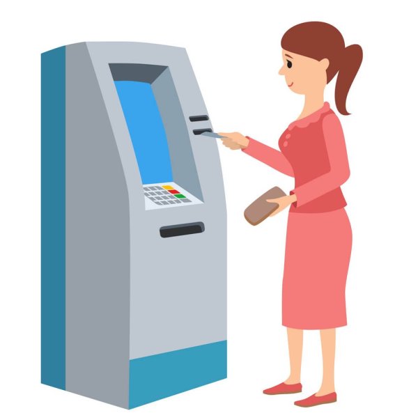 Банкомат нарисованный
