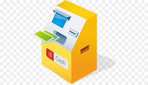 Банкомат на прозрачном фоне