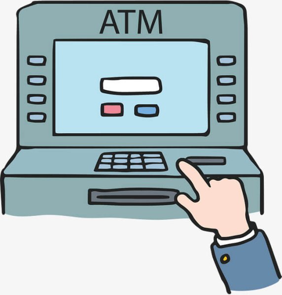 Банкомат нарисованный