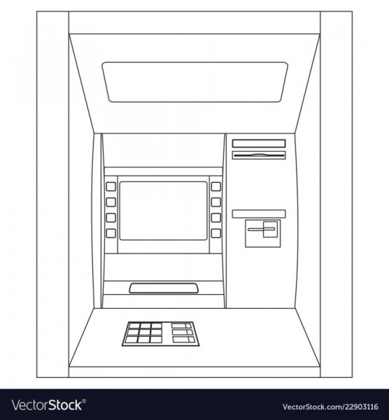 Раскраска Банкомат