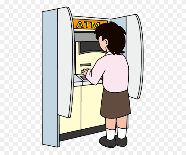 Банкомат Векторная иллюстрация