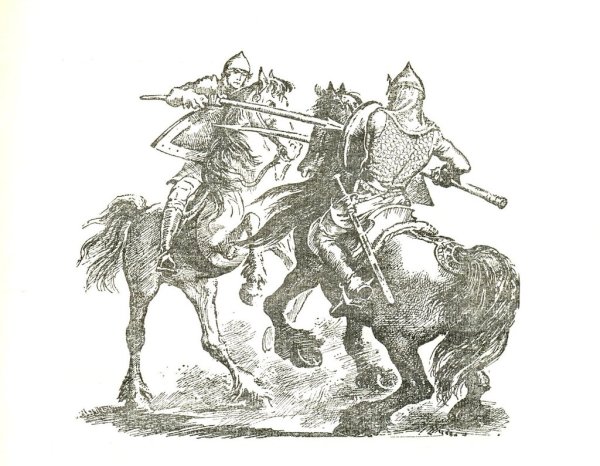 Вальтер Скотт Айвенго иллюстрации