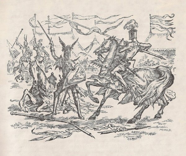 Вальтер Скотт Айвенго иллюстрации