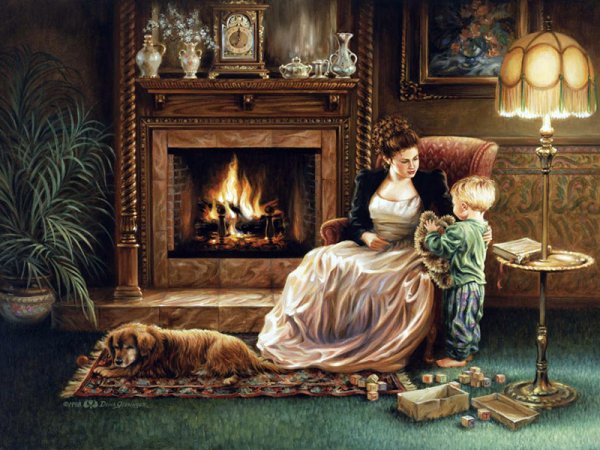 Домашний уют рисунок