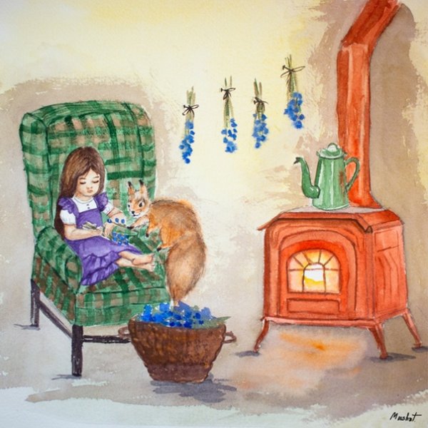 Новогодний камин раскраска