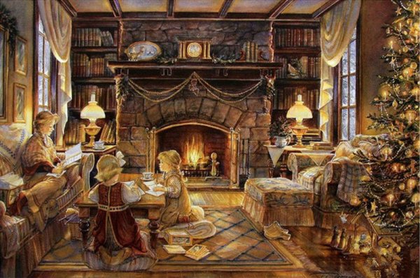 Иллюстратор Диана Лапшина Рождество