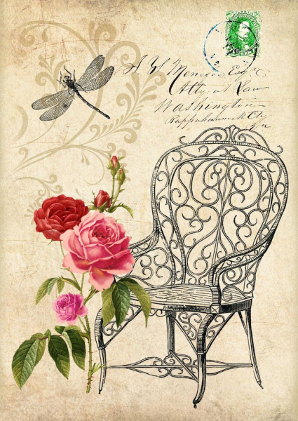 Иллюстрации в винтажном стиле