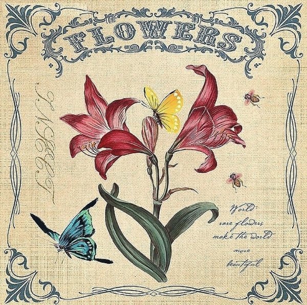 Винтаж рисунок