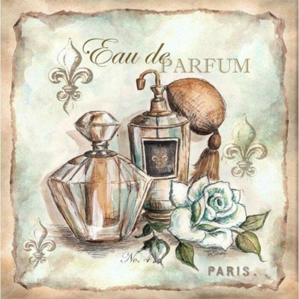 Винтажная косметика иллюстрации