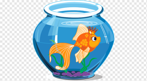 Золотая рыбка вакварииуме