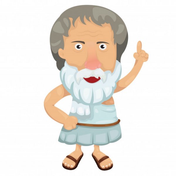 Аристотель мультяшный