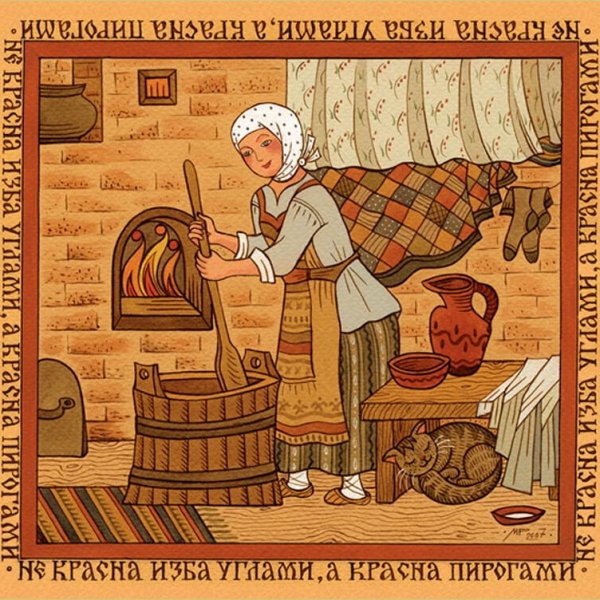 Лубок художник Марина Русанова