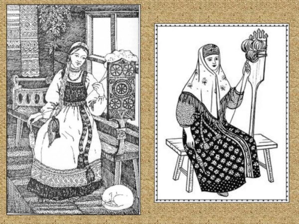 Веретено рисунок