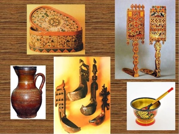 Предметы народного быта прялка