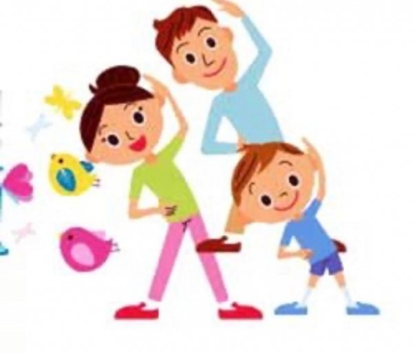 Спортивная семья мультяшная