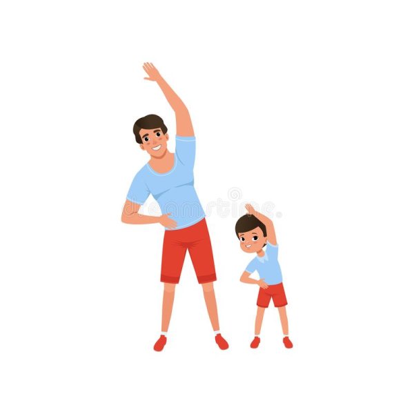 Зарядка с папой