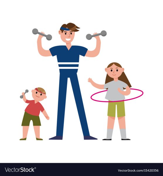 Зарядка с папой