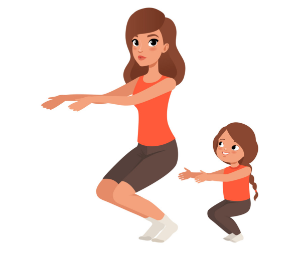 Приседания для дошкольников