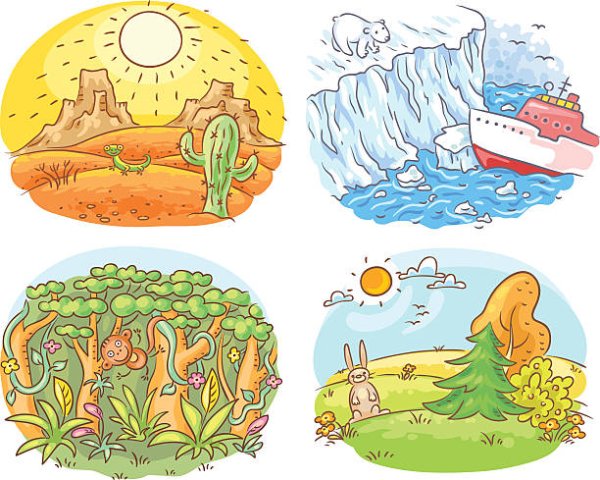 Степь раскраска