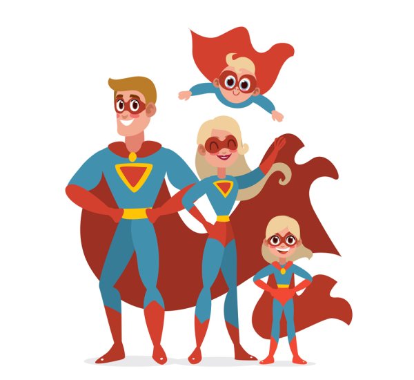 Родители Супергерои