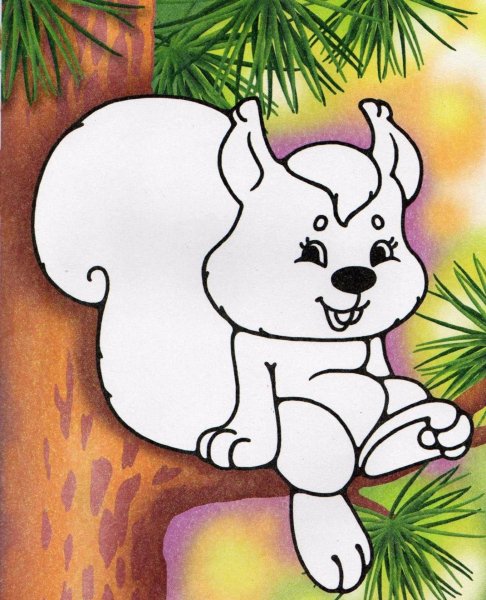 Контуры для рисования для детей