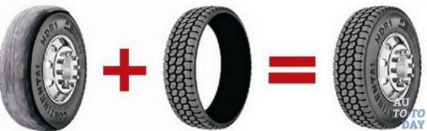 Восстановленный протектор шин