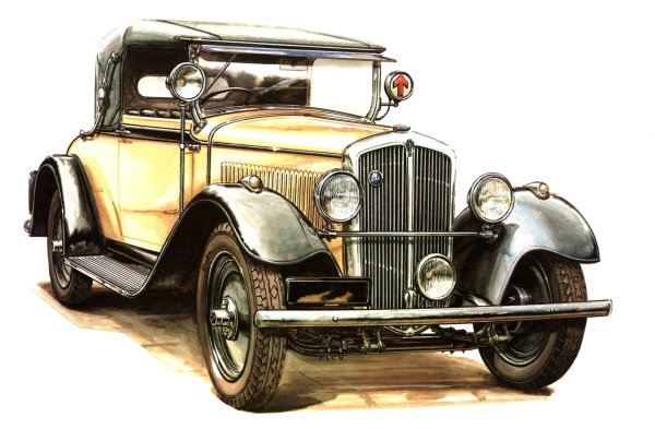 Фольксваген Жук акварель