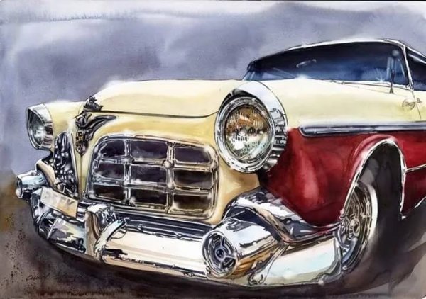 Ретро автомобили для декупажа