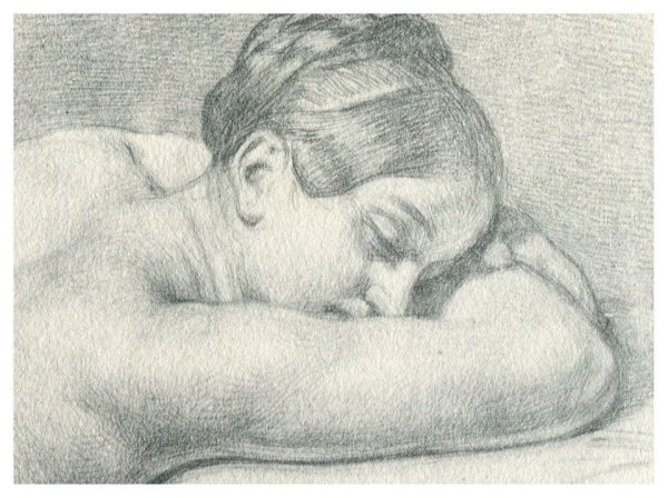 Спящая натурщица Александр Андреевич Иванов