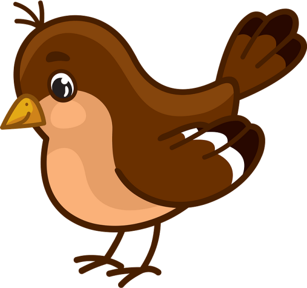 Воробей для детей