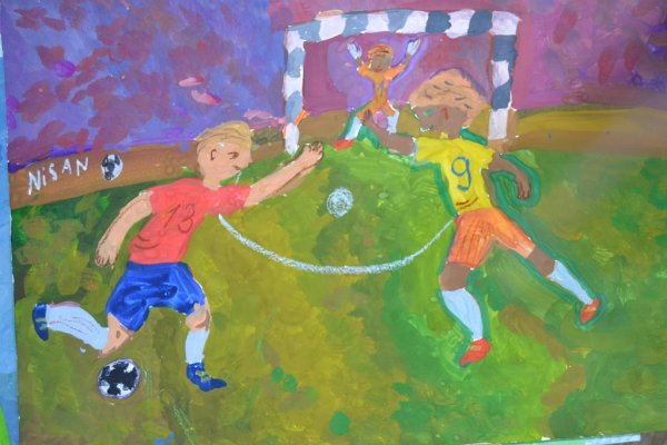 Футбол рисунок