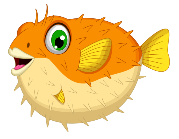 Смешная рыба фугу