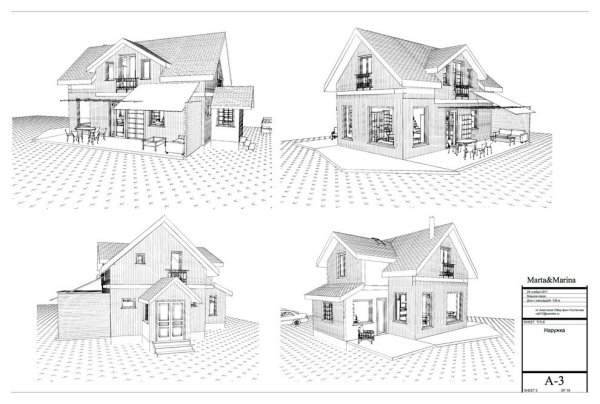 Эскизы проектов домов