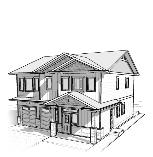 Чертеж дома