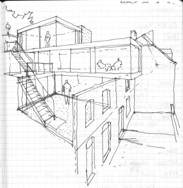 Набросок чертежа