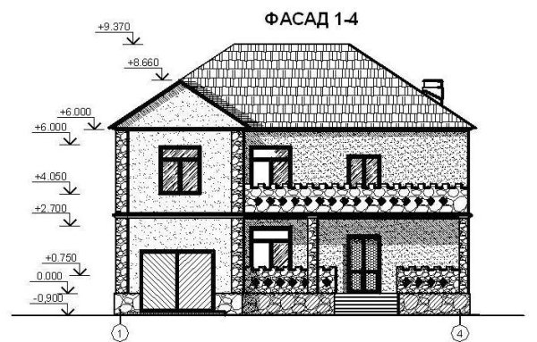 Фасад черчение