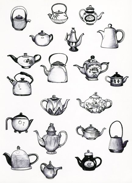 Стилизованные предметы быта