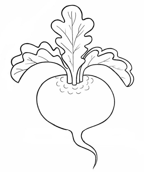 Редька маска на голову