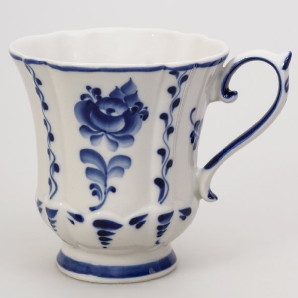 Гжельская роспись Кружка