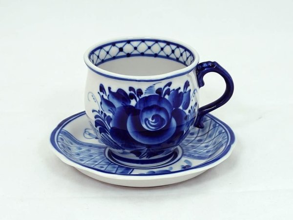 Гжель чашка 400мл