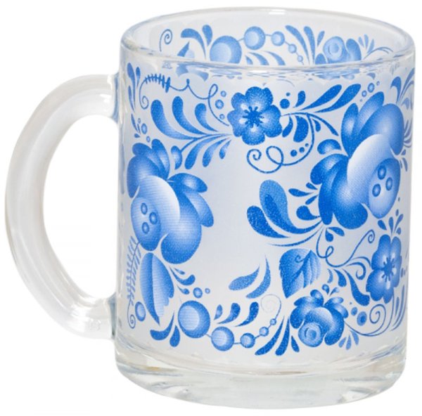 Чайная пара "Гжель классика"