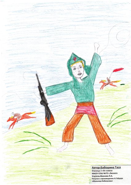 Рисунок Мальчиша Кибальчиша