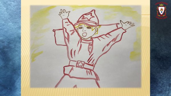 Рисунок к рассказу Военная тайна Гайдар лёгкий