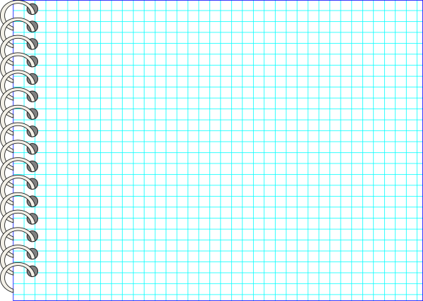 Тетрадь в клетку фон