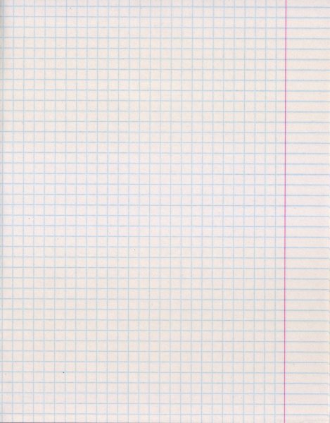 Тетрадный лист в клетку а4